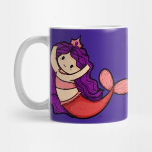 Cute Mermaid Illustration Mug